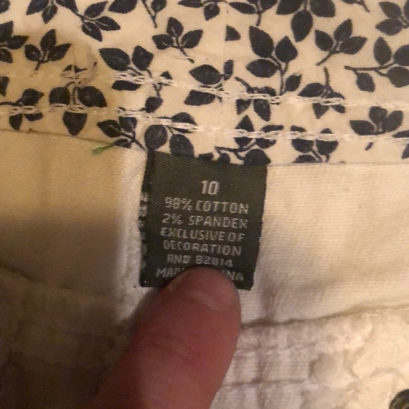 White Denim Jean Pencil Skirt - Picture 2 of 2